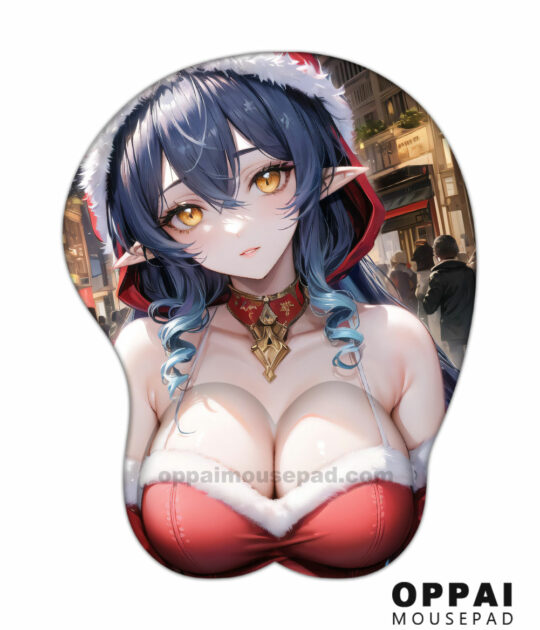 Christmas Layla Genshin Impact 3D Mouse Pad