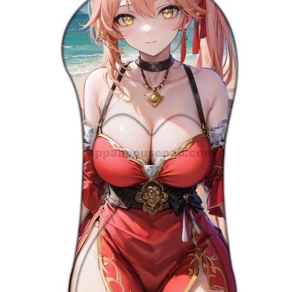 Guinaifen Half Body Honkai Star Rail Oppai Mousepad | Giant 3D Mouse Pad