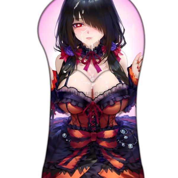 Kurumi Tokisaki Half Body Date A Live Anime 3D Mouse Pad | Life Size Oppai Mousepad