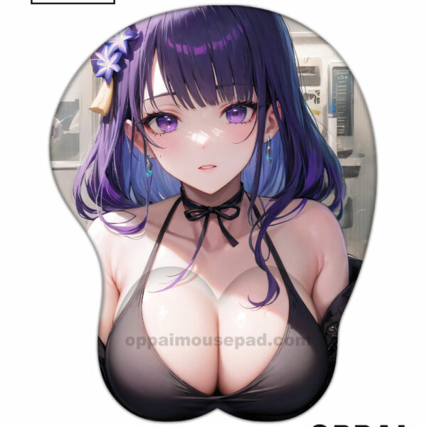 Raiden Shogun Genshin Impact Giant Oppai Mousepad