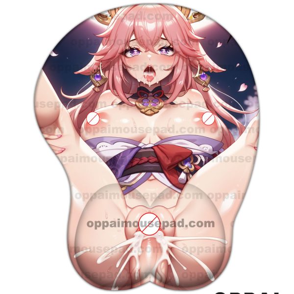 Yae Miko Butt Mousepad | Genshin Impact Hentai Mouse Pad