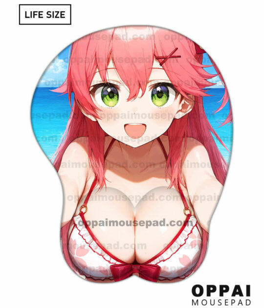 Sakura Miko Hololive Big Boob Mouse Pad