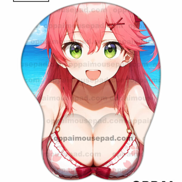 Sakura Miko Hololive Big Boob Mouse Pad