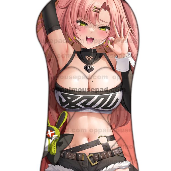 Nicole Demara Half Body Zenless Zone Zero Oppai Mousepad | Big Boob Mouse Pad