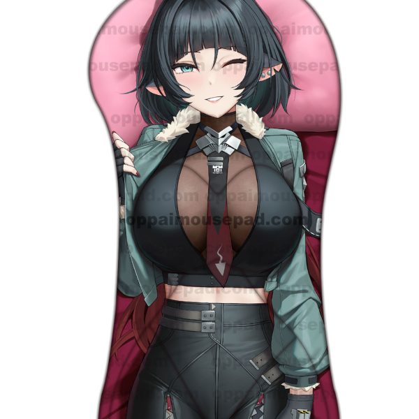 Jane Doe Half Body Zenless Zone Zero Oppai Mousepad | Giant 3D Mouse Pad