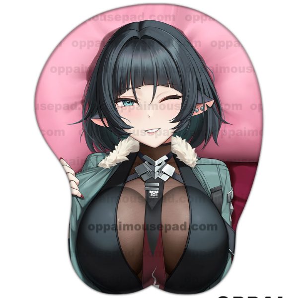 Jane Doe Zenless Zone Zero Mouse Pad Boob