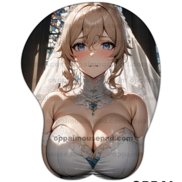 Jean Genshin 3D Mouse Pad