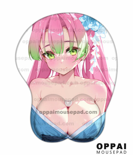 Mitsuri Kanroji Kimetsu no Yaiba Anime Boob Mouse Pad