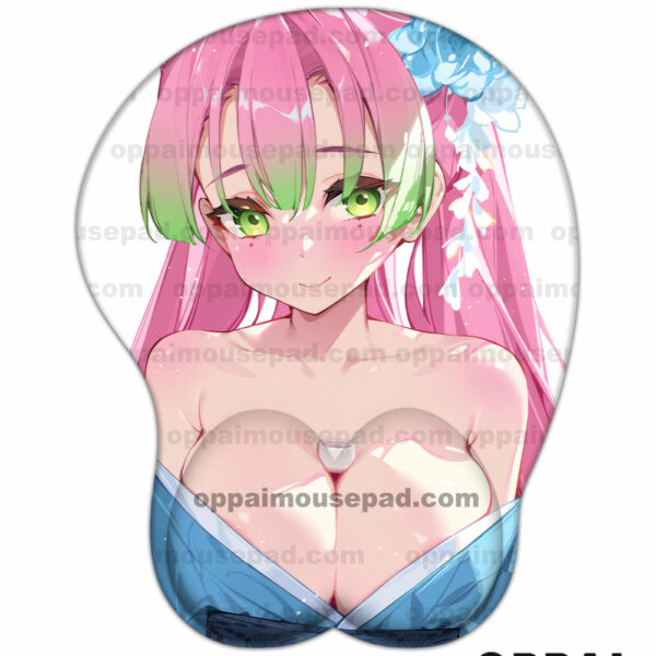 Mitsuri Kanroji Kimetsu no Yaiba Anime Boob Mouse Pad