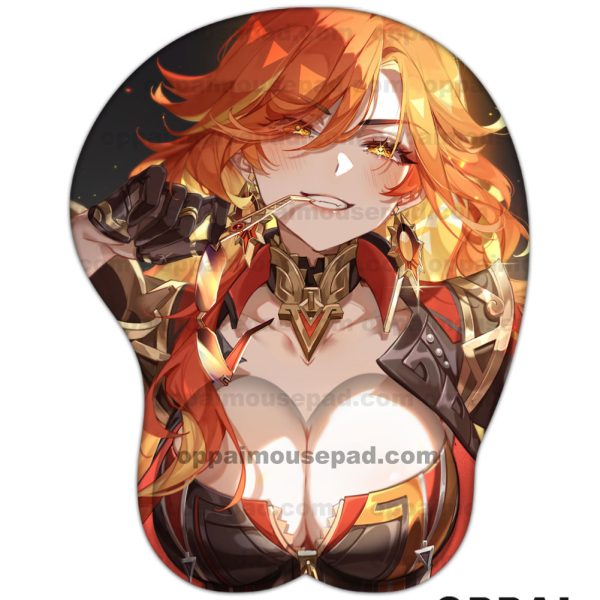 Mavuika Genshin Impact Oppai Mousepad