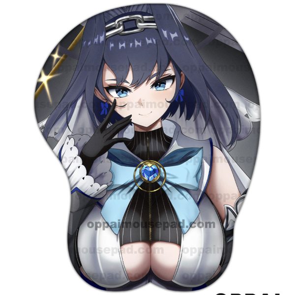 Ouro Kronii Hololive 3D Mouse Pad