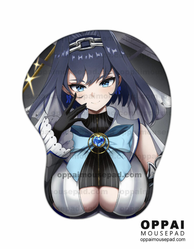 Ouro Kronii Hololive 3D Mouse Pad