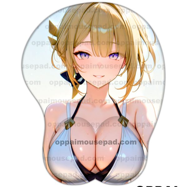 Evelyn Chevalier Zenless Zone Zero Boob Mouse Pad