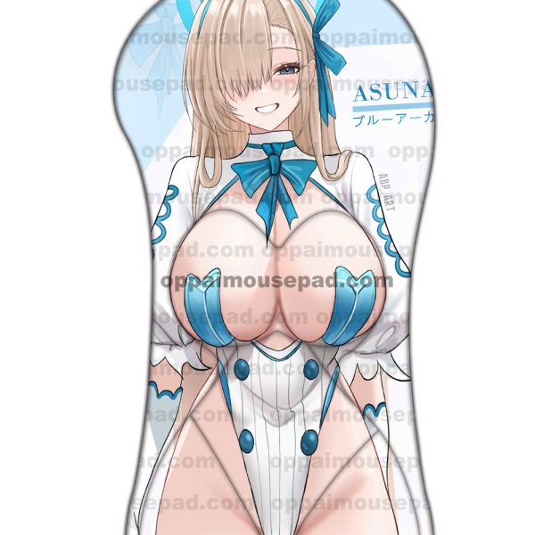 Ichinose Asuna Half Body Blue Archive 3D Mouse Pad | Big Boob Mouse Pad