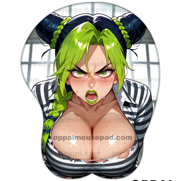 Jolyne Cujoh JoJo’s Bizarre Adventure Oppai Mousepad