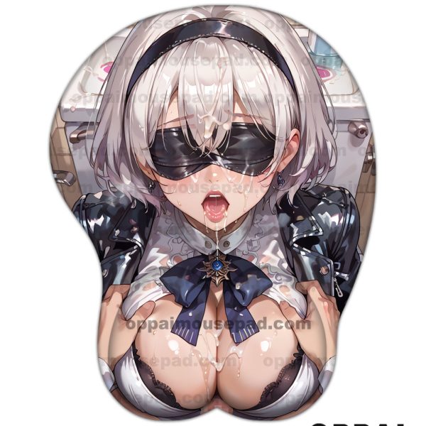 2B Nier Automata 3D Mouse Pad