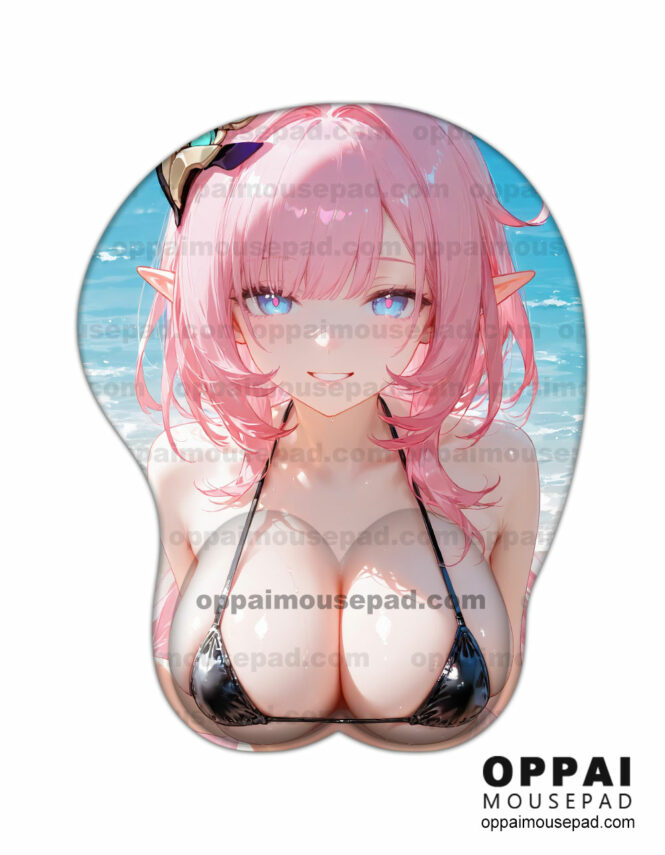 Elysia Honkai Impact 3rd Boobs Mouse Pad