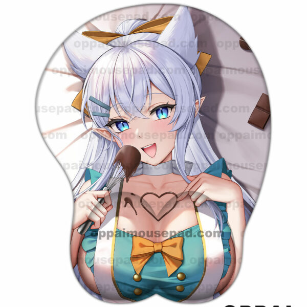 Fenrys Chillin in Another World with Level 2 Super Cheat Powers Oppai Mousepad