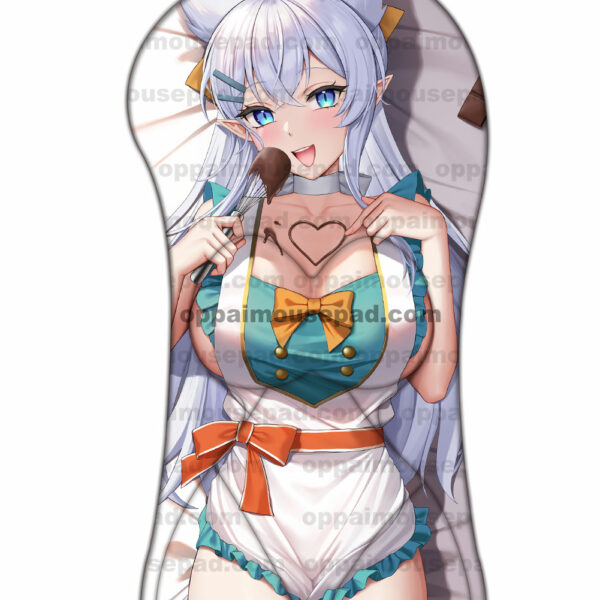 Fenrys Half Body Chillin in Another World with Level 2 Super Cheat Powers | Big Boob Mouse Pad