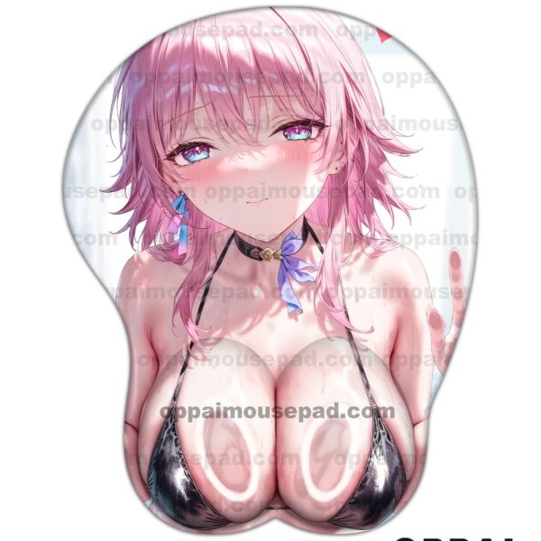 March 7th Honkai Star Rail Boobs Mouse Pad