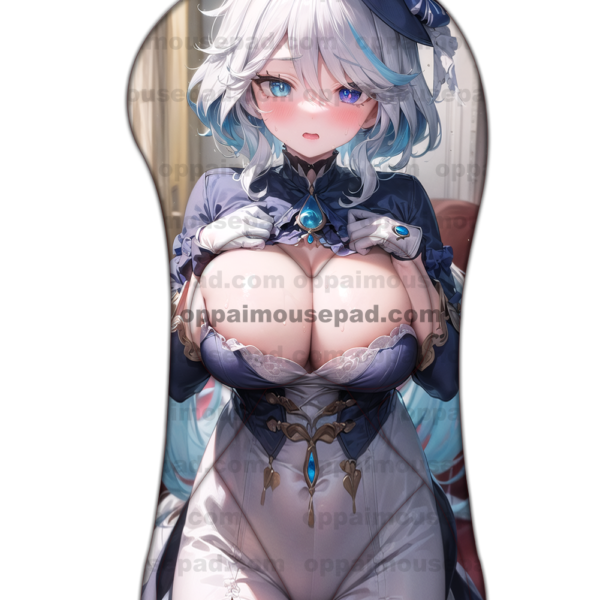 Furina Half Body 3D Mouse Pad | Genshin Life Size Oppai Mousepad