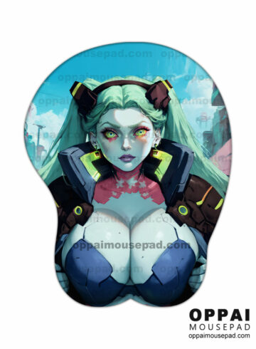 Rebecca Cyberpunk Anime Boob Mouse Pad