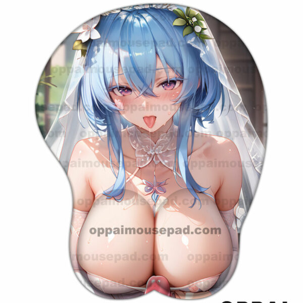 The Shorekeeper Wuthering Waves Mouse Pad Boobs