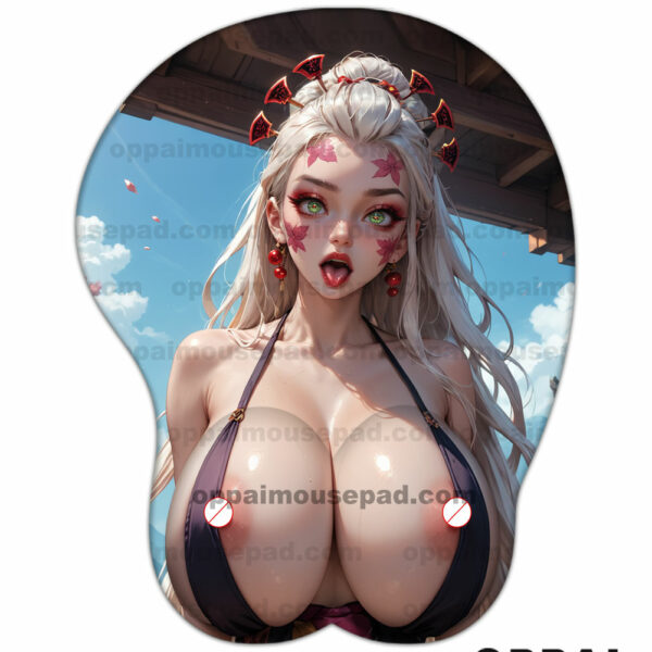 Daki Anime Titty Mousepad | Kimetsu no Yaiba Sexy Anime Mouse Pad