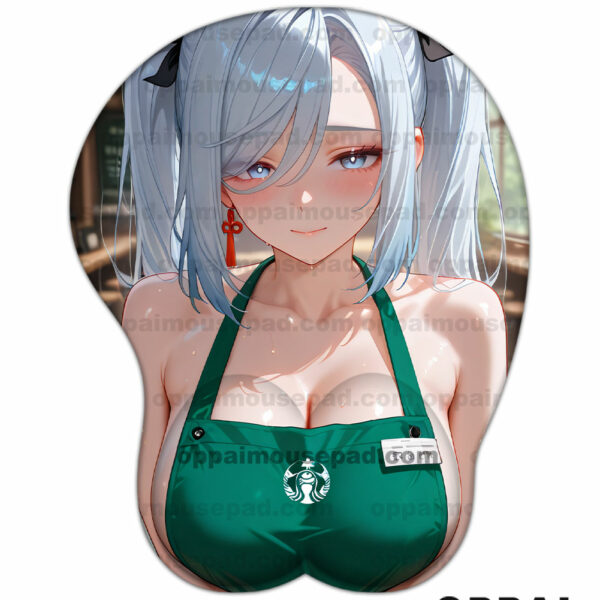 Shenhe Genshin Impact Boob Mouse Pads