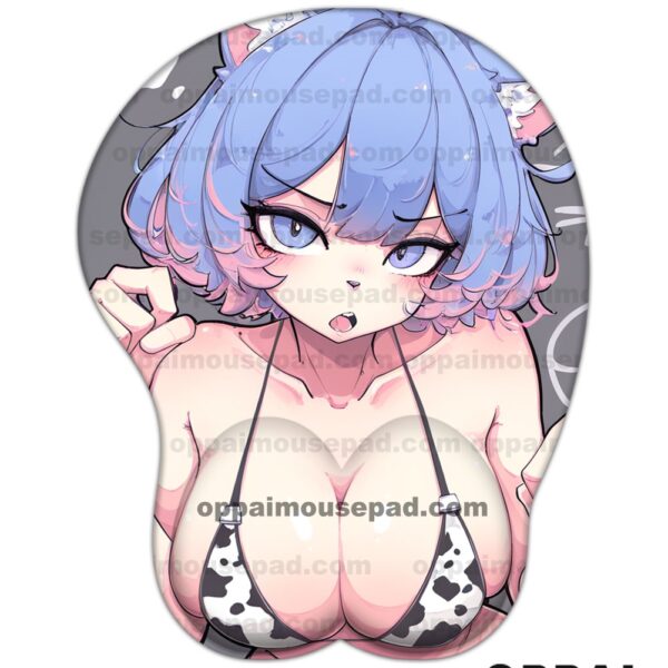 Cow Girl 3D Mouse Pad