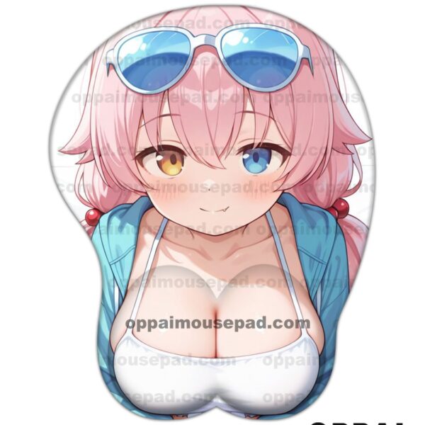 Takanashi Hoshino Blue Archive Boob Mouse Pad