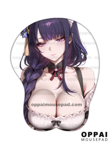 Genshin  Raiden Shogun 3D Mouse Pads