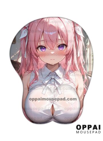 Demon Girl Anime Boob Mouse Pad