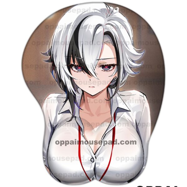 Arlecchino Genshin Boob Mouse Pad