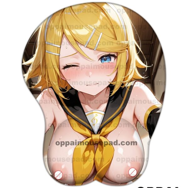 Kagamine Rin Vtuber Titty Mousepad