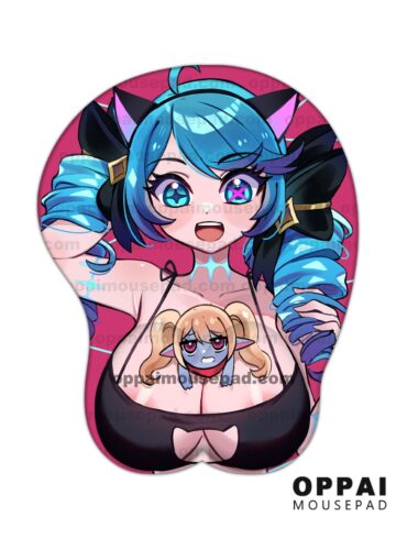 Gwen League of Legends Boobie Mousepad