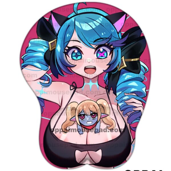 Gwen League of Legends Boobie Mousepad