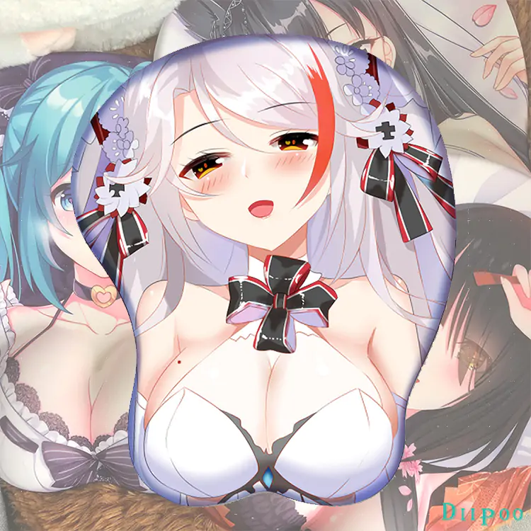 Azur Lane Prinz Eugen 3D Oppai Mouse Pad