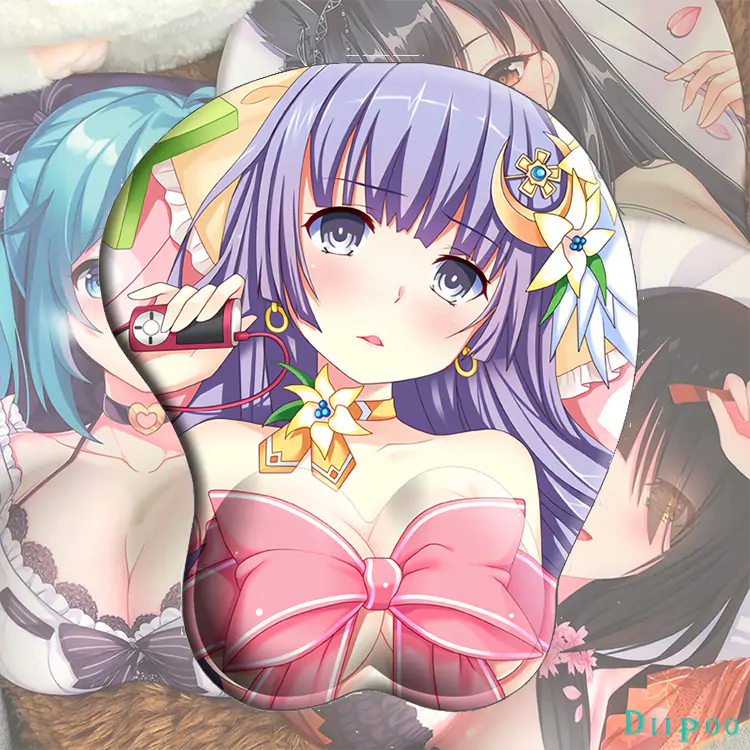 Date A Live Miku Izayoi 3D Oppai Mouse Pad