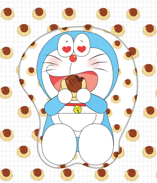 Doraemon 3D Oppai Mouse Pad