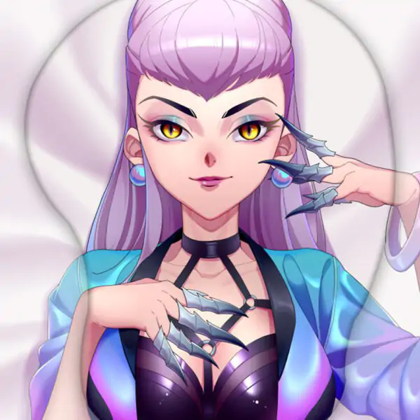 KDA All Out Evelynn 3D Oppai Mouse Pad