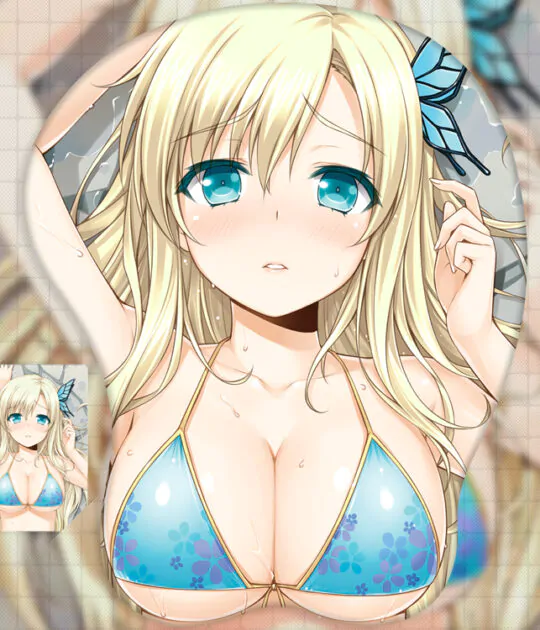 Kashiwazaki Sena 3D Oppai Mouse Pad