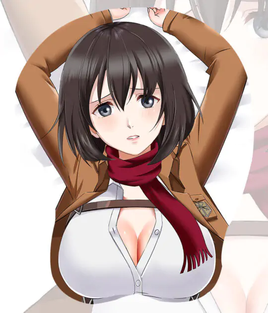 Mikasa Ackerman 3D Oppai Mouse Pad