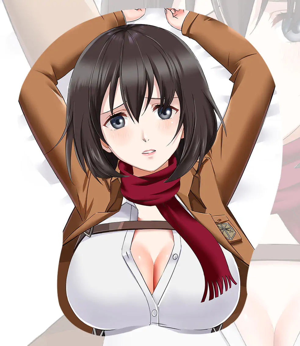 Mikasa Ackerman 3D Oppai Mouse Pad