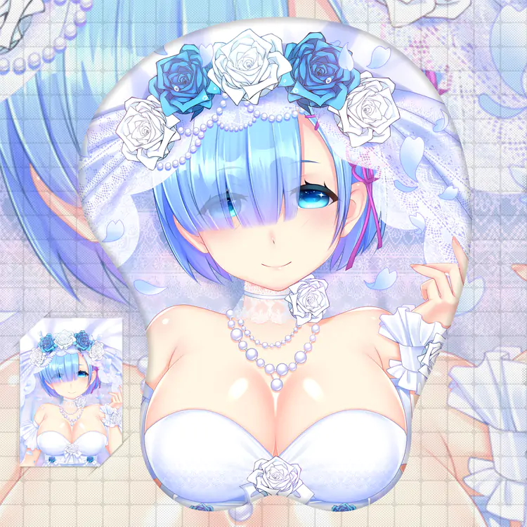 Re Zero Rem 3D Oppai Mouse Pad - Image 2