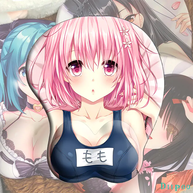 To LOVE-Ru Momo Belia Deviluke 3D Oppai Mouse Pad
