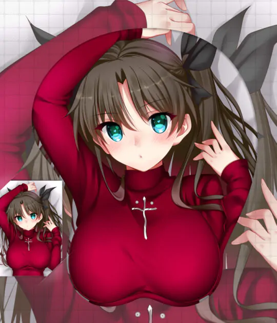 Tohsaka Rin 3D Oppai Mouse Pad