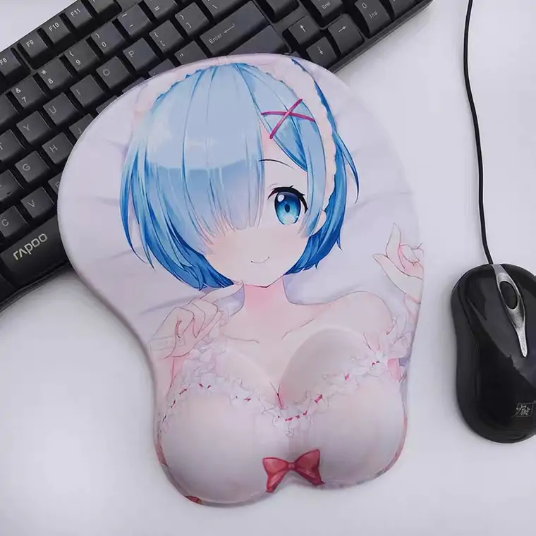 Re Zero Rem 3D Oppai Mouse Pad - Image 5