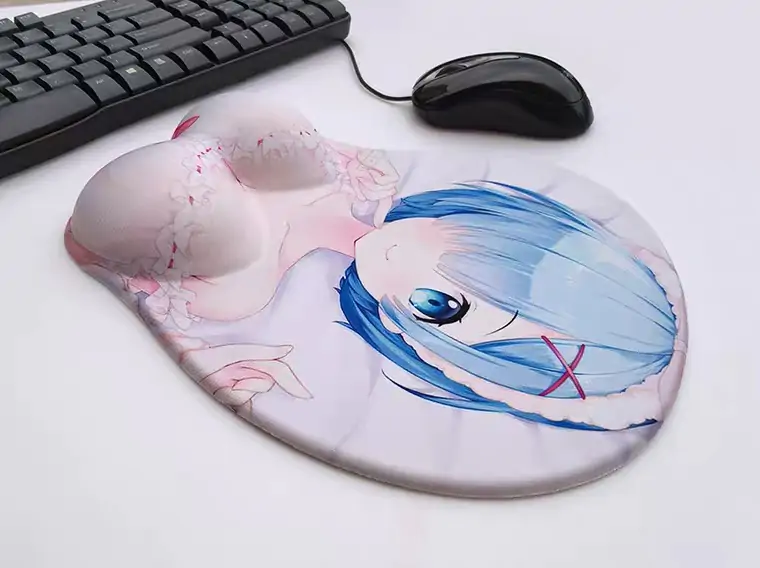 Re Zero Rem 3D Oppai Mouse Pad - Image 6
