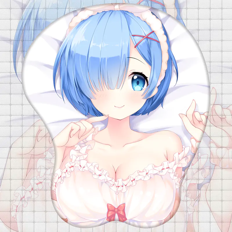 Re Zero Rem 3D Oppai Mouse Pad - Image 3